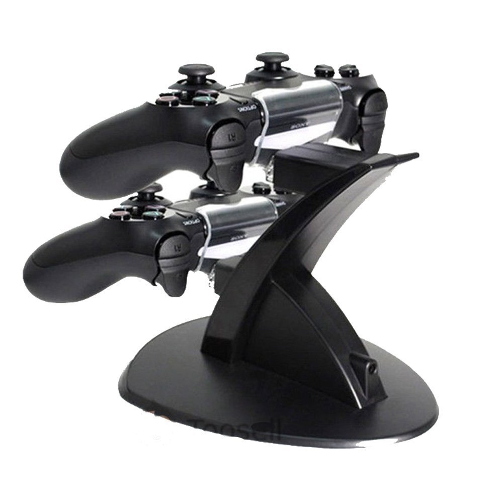 For PS4 PlayStation4 Controller Dual USB Charger LED Dock Station Charging Stand