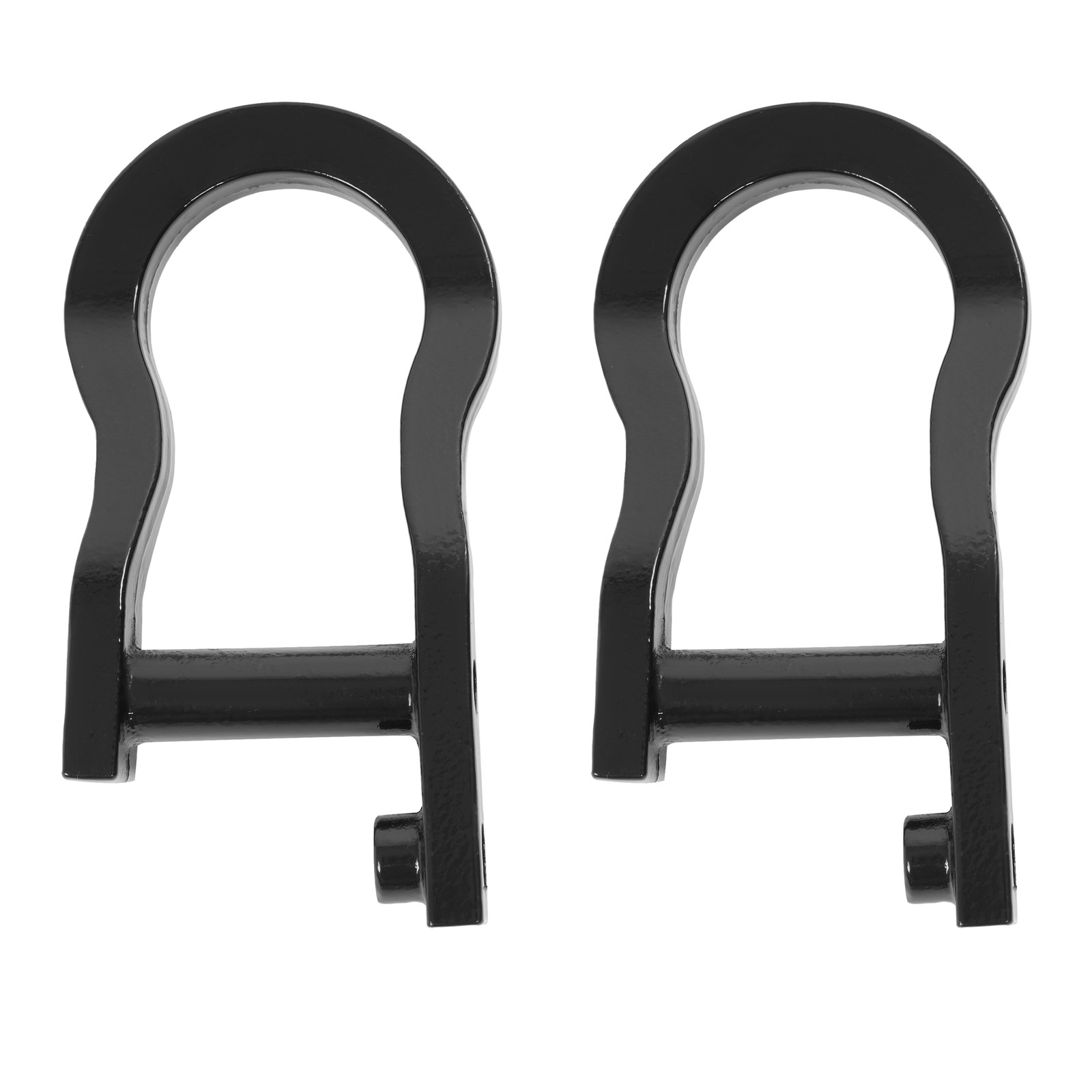 1Pair Tow Hooks For Chevrolet Silverado GMC Sierra 1500 07-19 Black #84072463