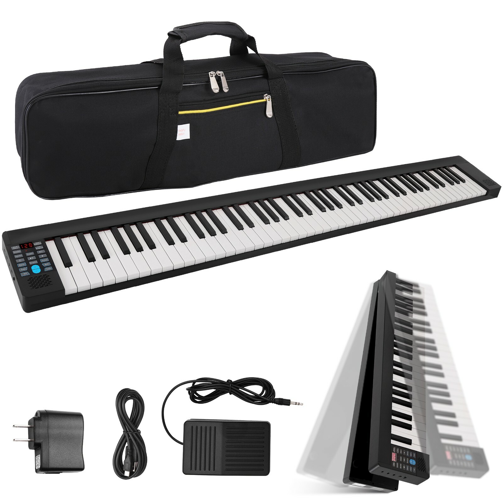 Pyle Portable and Foldable Electronic Piano Keyboard with 88 Standard Keys