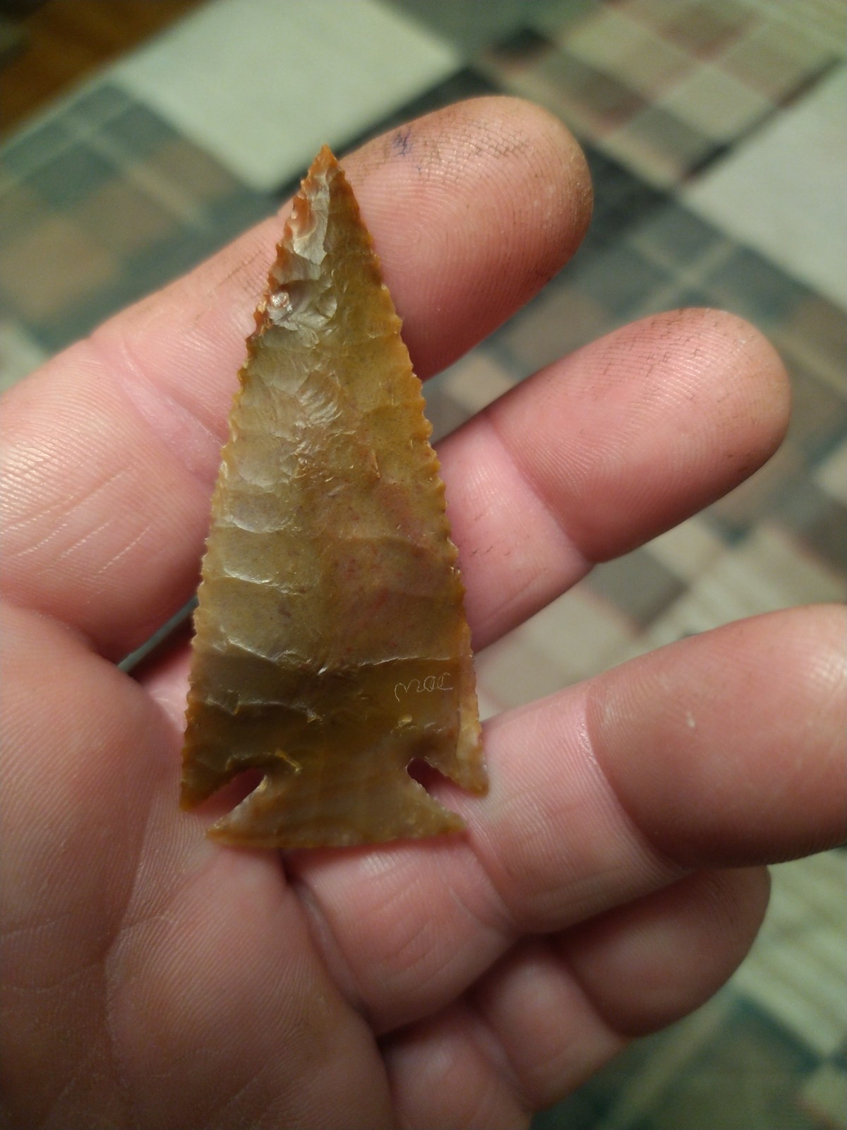 Corner Notch Ocean Wave Agate 2 1/2" x 1 1/8"