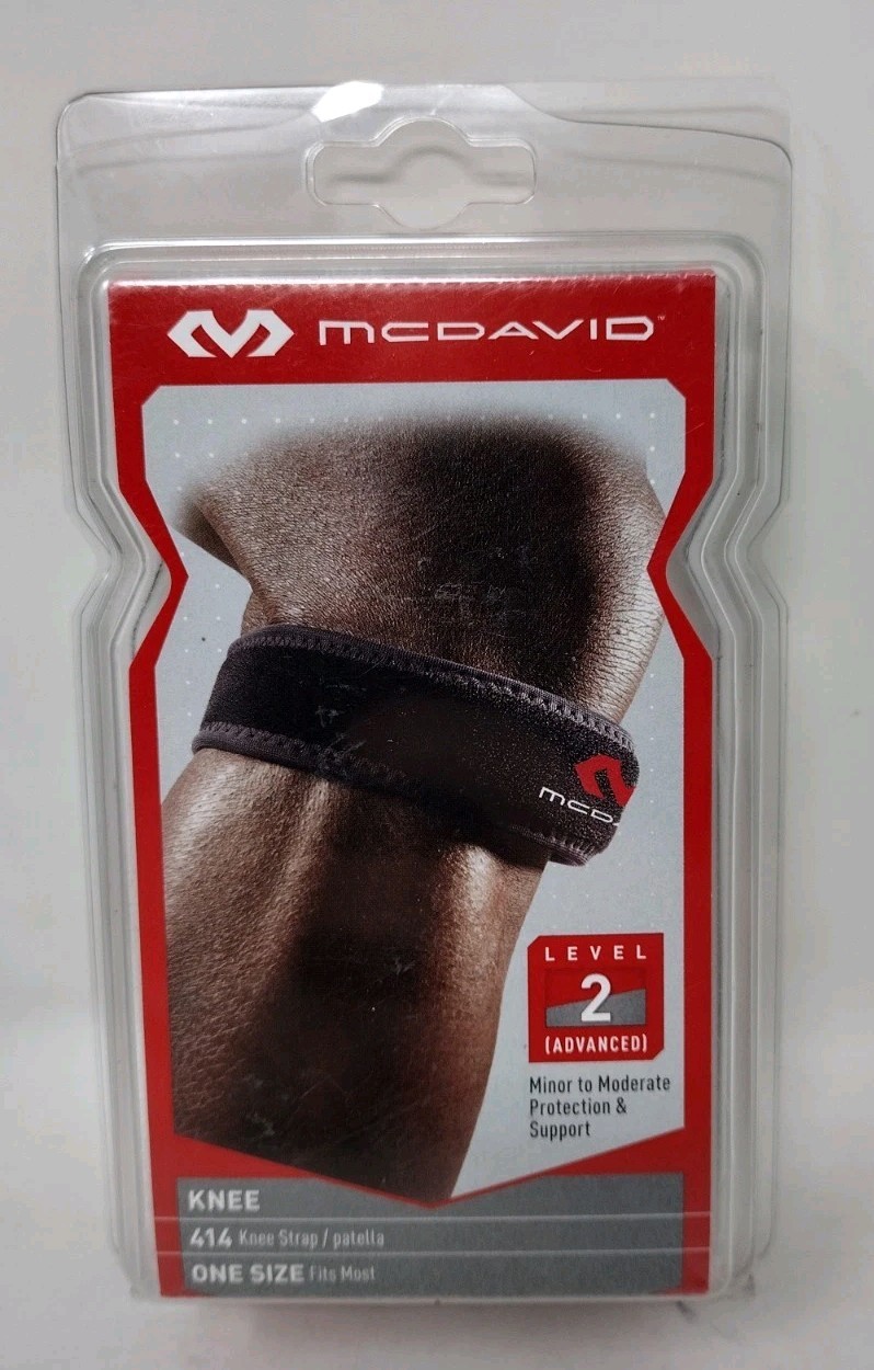 McDavid Knee/Kneecap Compression Strap - Black Level 2