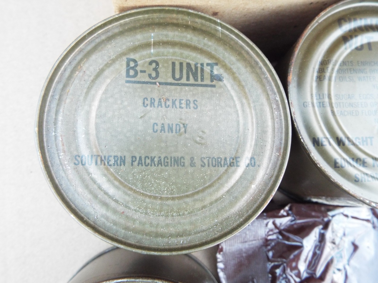 Vietnam War (MCI) Meal Combat Individual Ration Canned Food B-3 Unit Turkey Loaf