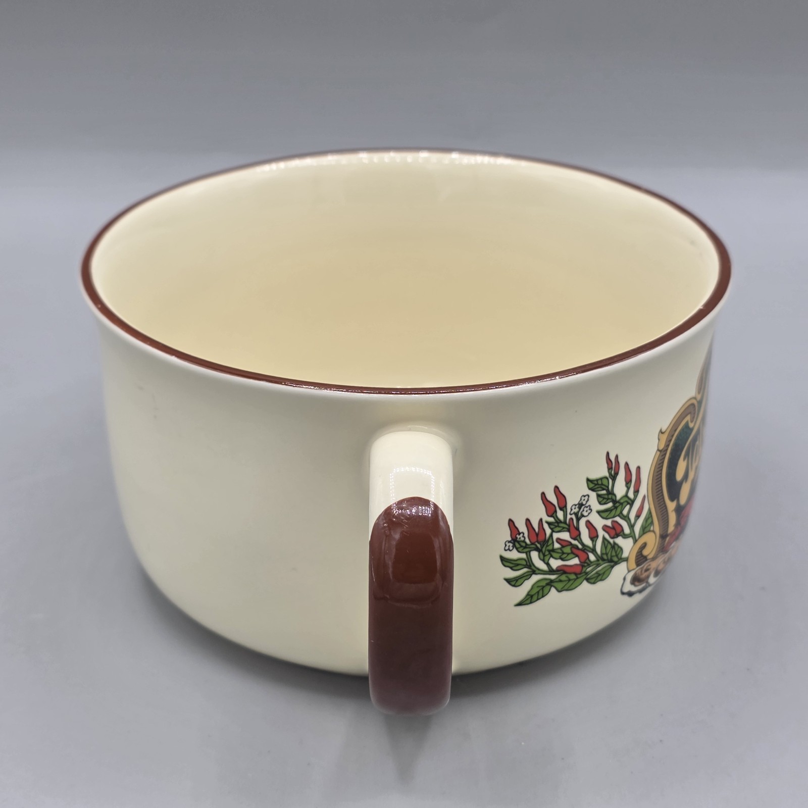 Tabasco Stoneware Pepper Sauce McIlhenny Soup Seafood Gumbo Bowls 16 oz Set of 4