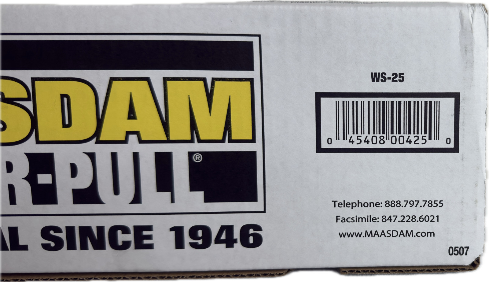 Maasdam 25 Ft. 1 Ton Strap Puller WS-25 (New in Box/Unused)