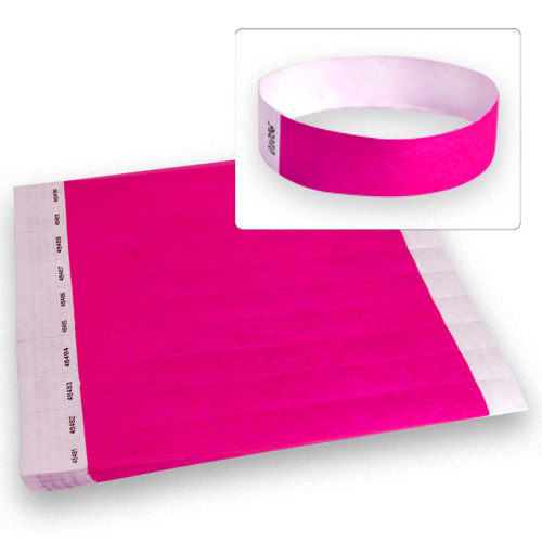 3/4" Paper Wristbands (Choose you Colors) 100ct, 500ct or 1000ct