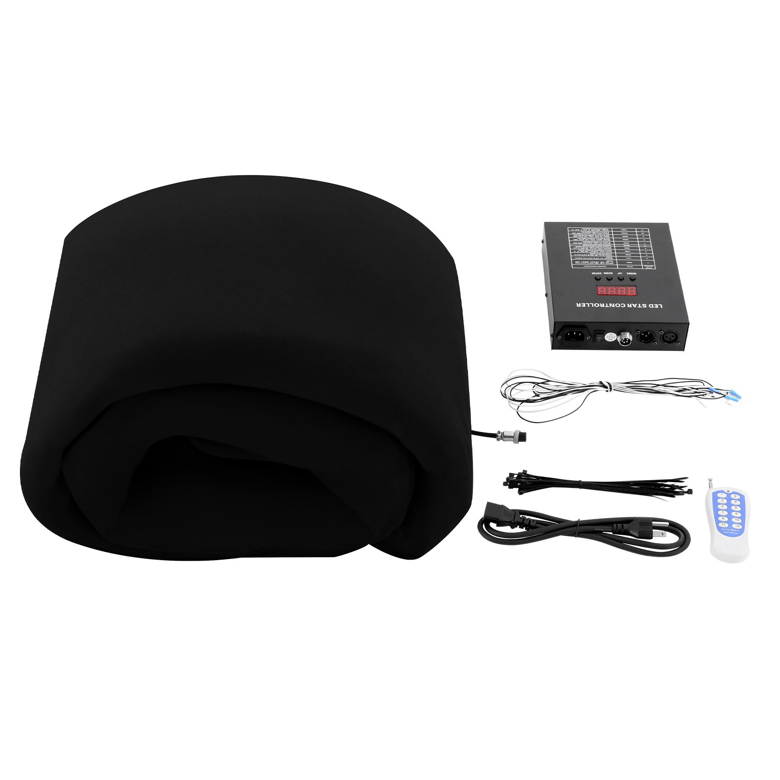 LED Star Stage Backdrop Star Curtain DMX512 Background Starry Sky W/ Controller