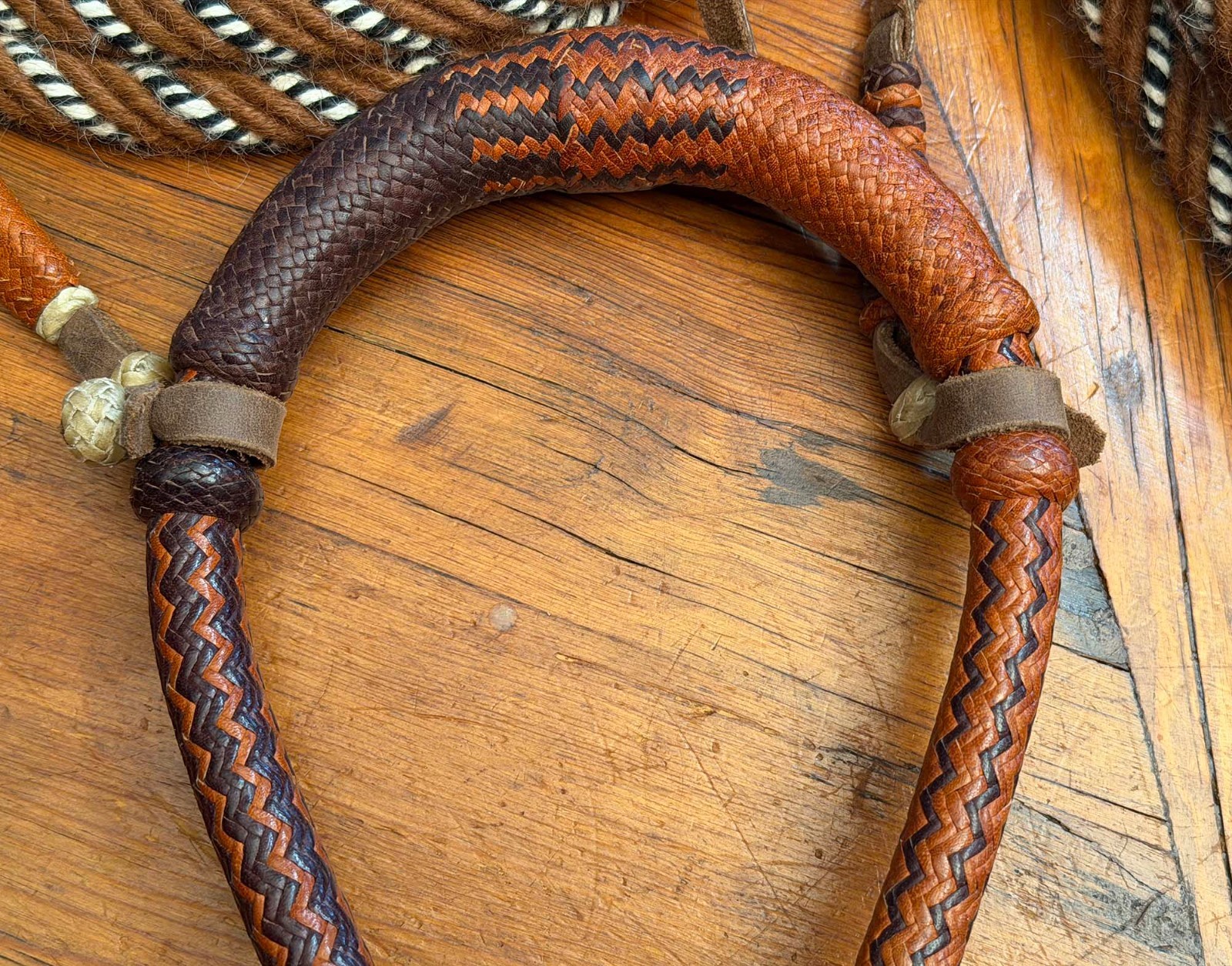 Cowboy Vaquero 5/8" Fancy KANGAROO HACKAMORE By Jimmy Flores Of California