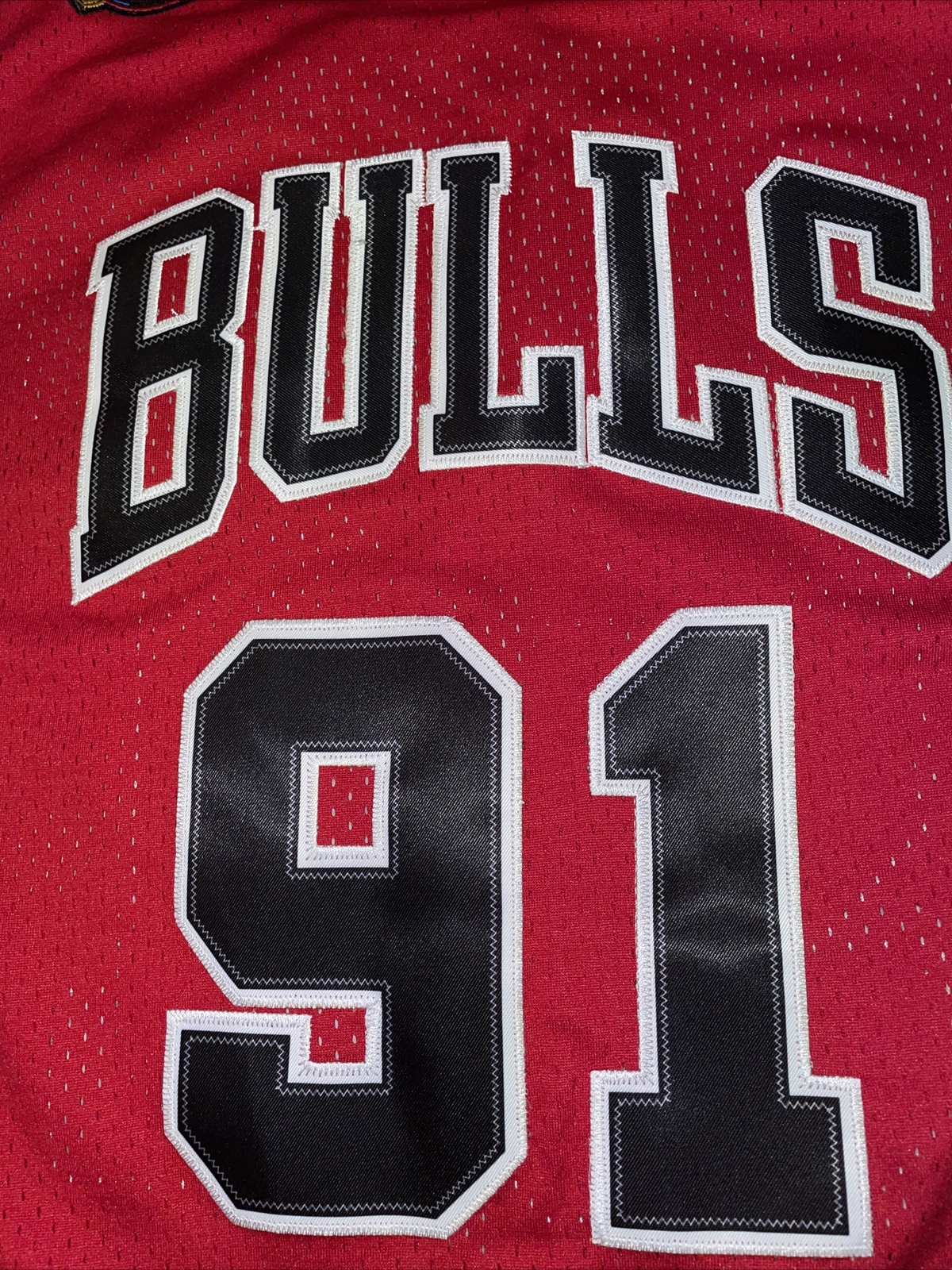 Nwt Adult Large MITCHELL NESS CHICAGO BULLS DENNIS RODMAN 1997-98 JERSEY
