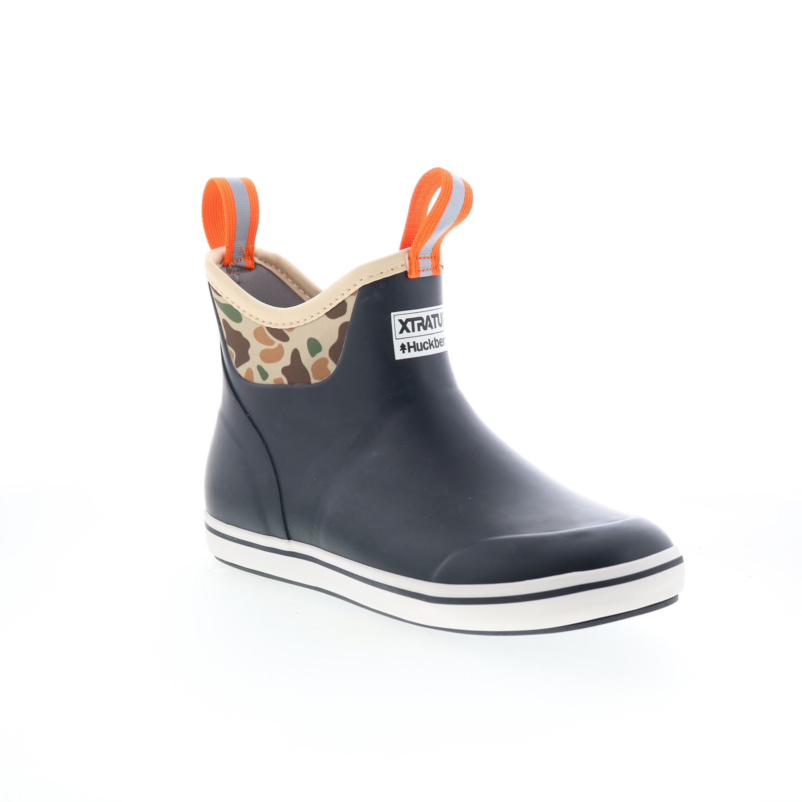 Xtratuf Ankle Deck Boot 6" Waterproof HADB0CAM Mens Black Fishing Boots