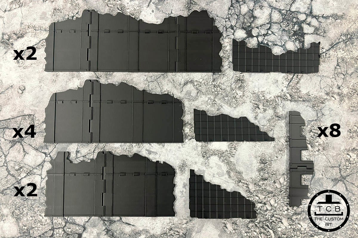 Warhammer 40K Full Terrain Set - Chapter Approved GW Layouts - Unpainted New