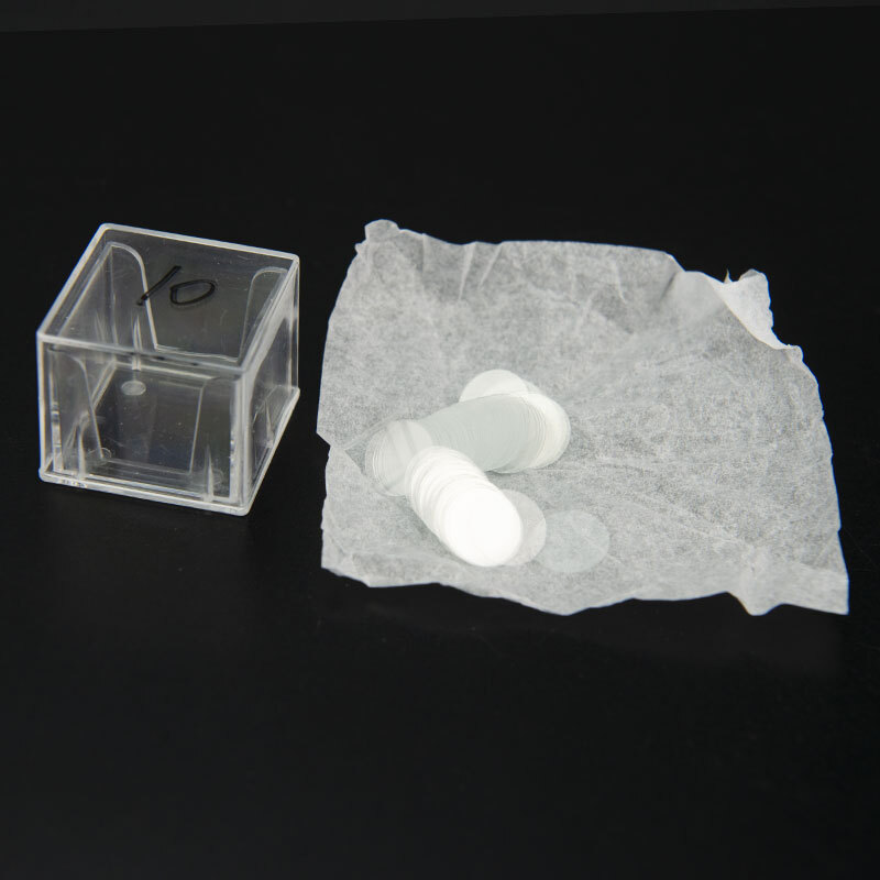 3mm-100mm Blank Microscope Round Cover Glass Cover Slips for Lab Medical 100pcs