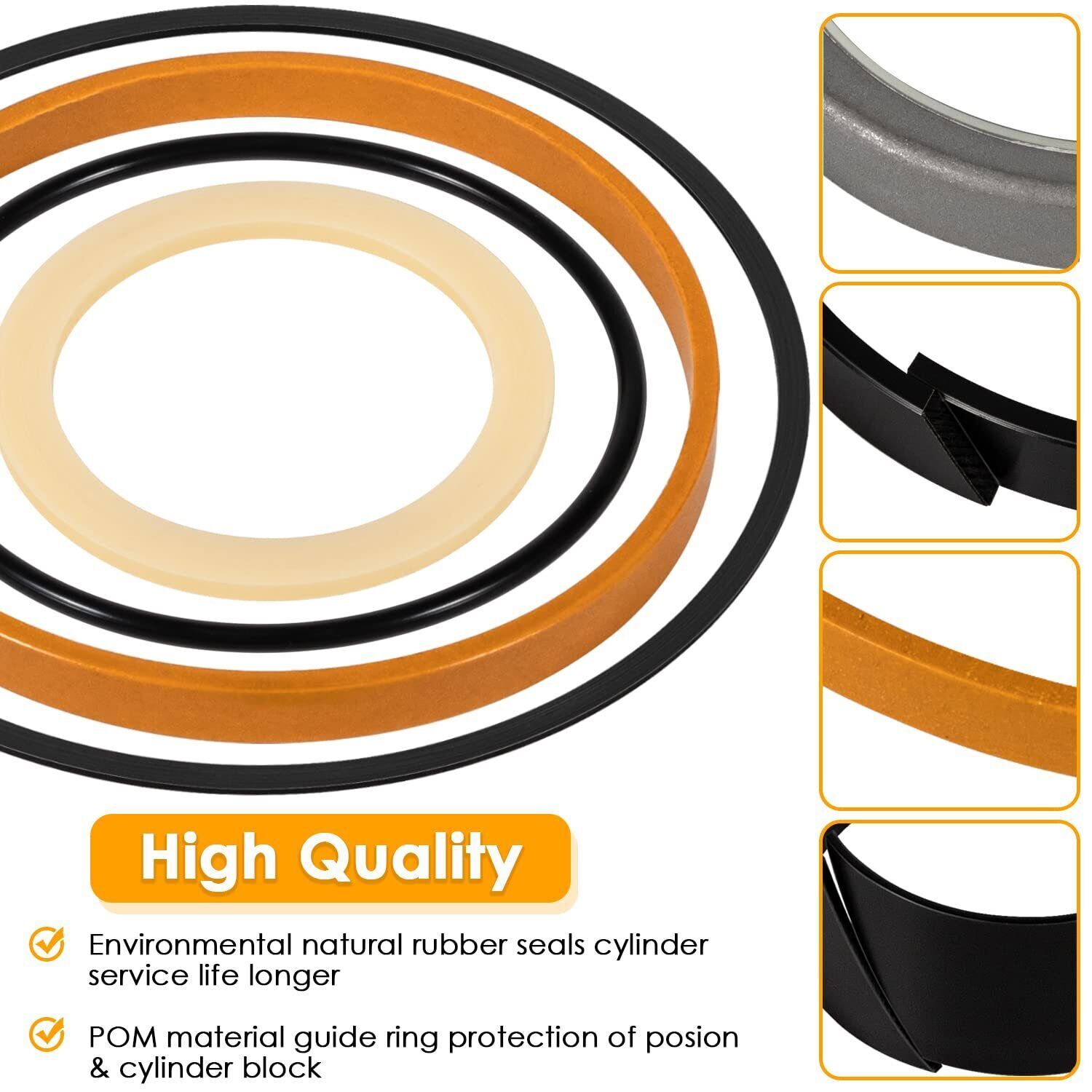 Whole Machine Hydraulic Cylinder Seals Kit for Case 580 Super D 580 Super E 580E