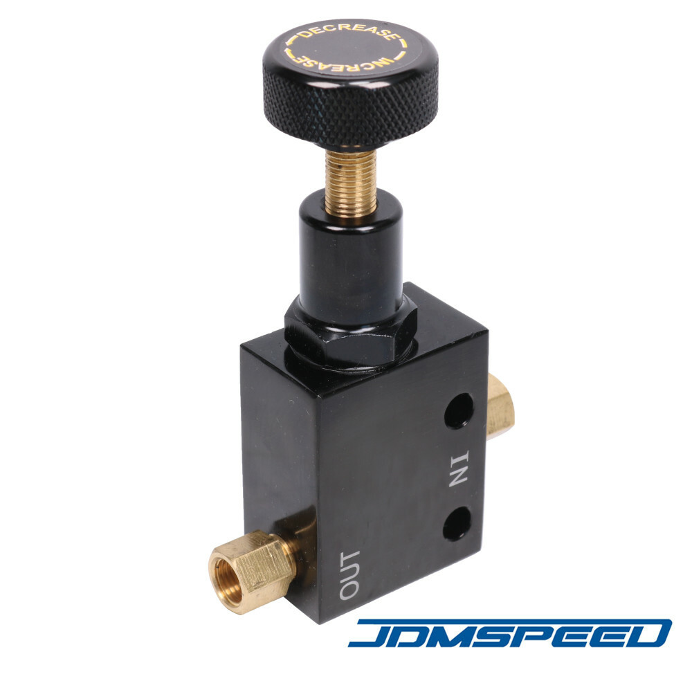 New Aluminum Knob Adjustable Disk Brake Proportioning Valve Universal Type