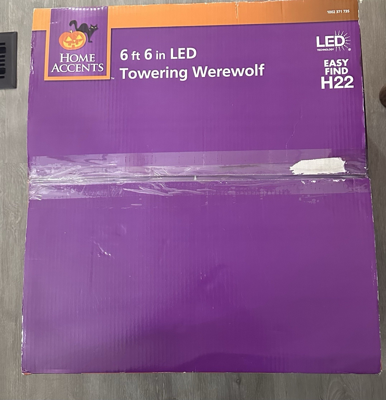 Home Accents 6’6” LED Towering Werewolf Halloween Horror Home Depot New Open Box