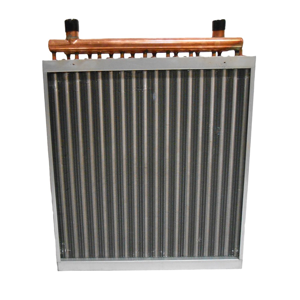 17x22 Water to Air Heat Exchanger Hot Water Coil Outdoor Wood Furnace