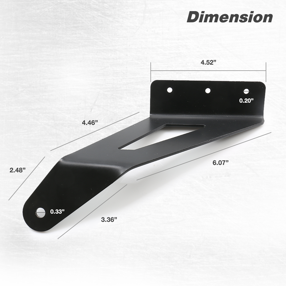 For 1999-2015 Ford F250 F350, 54" Curved Light Bar Roof Windshield Mount Bracket