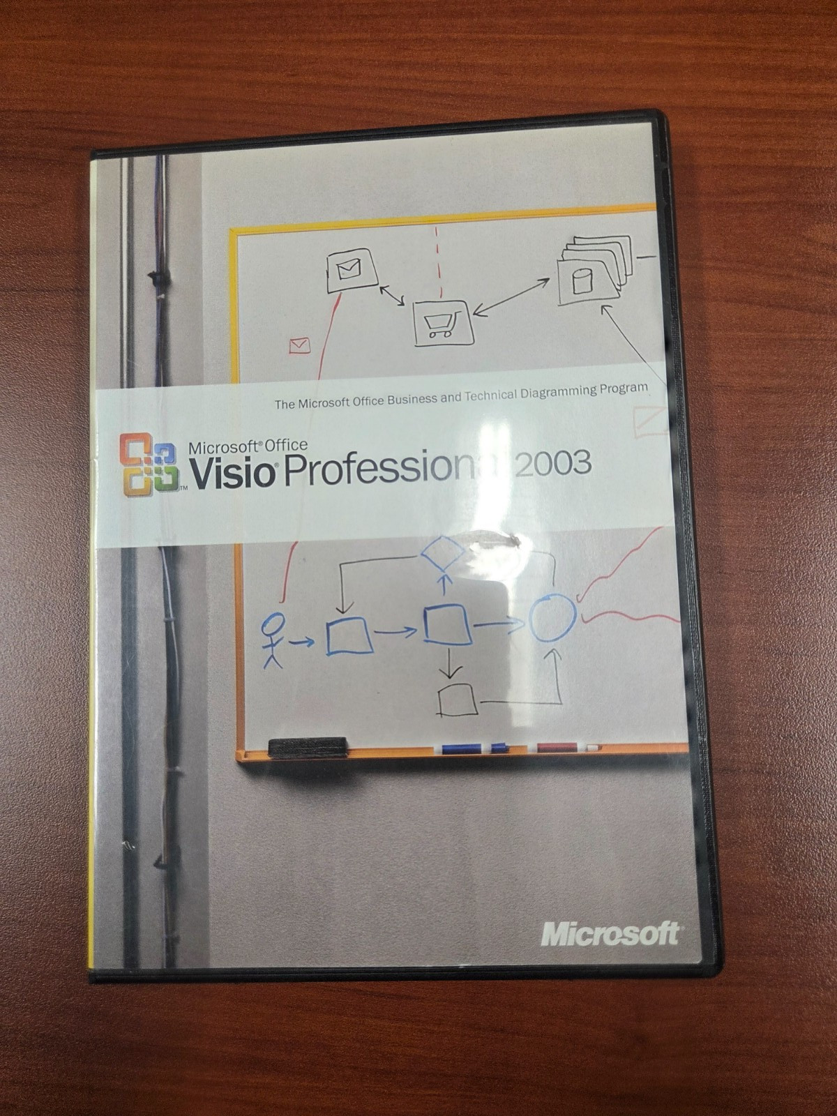 Microsoft Office Visio Professional 2003 CD with Product Key