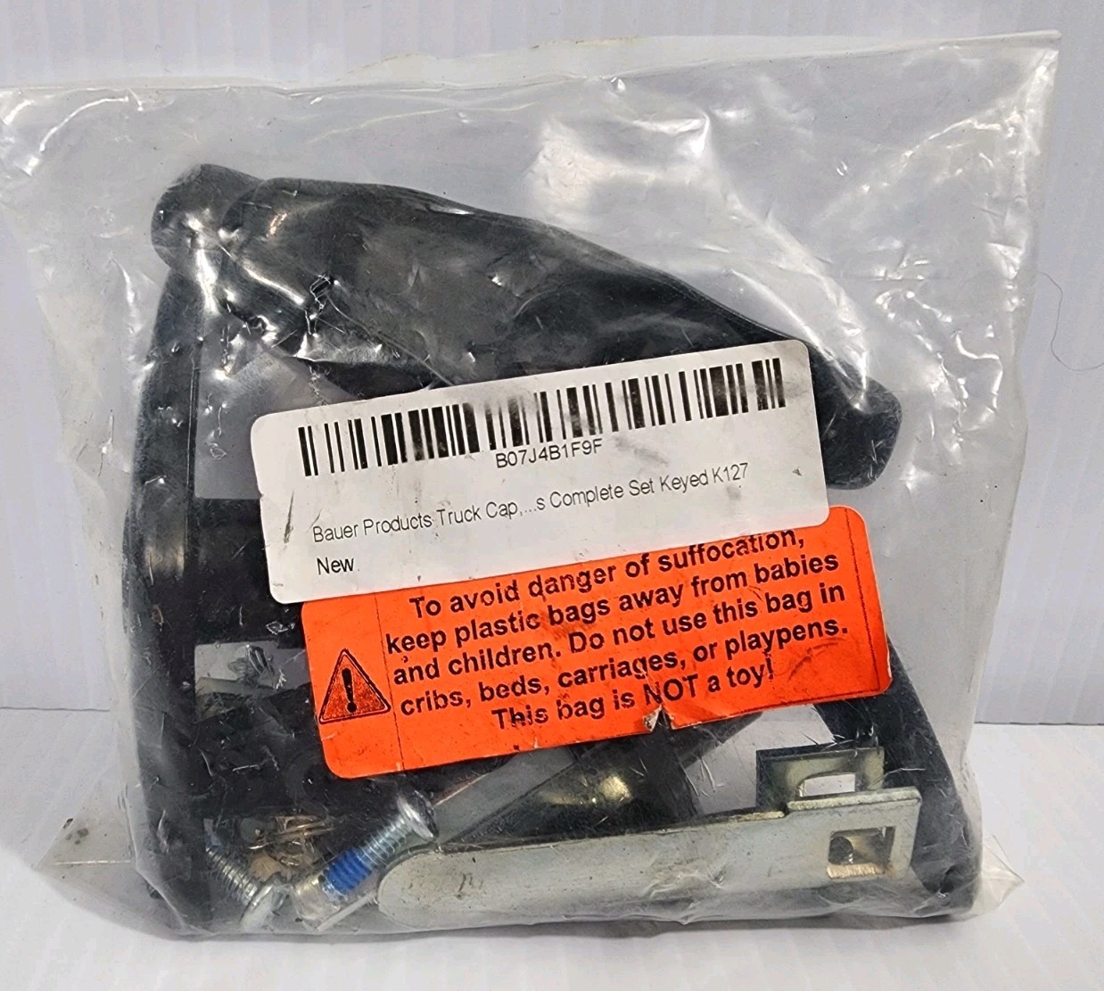 Bauer Matching Set T-Handles Lock Black With Keys T-311 NEW