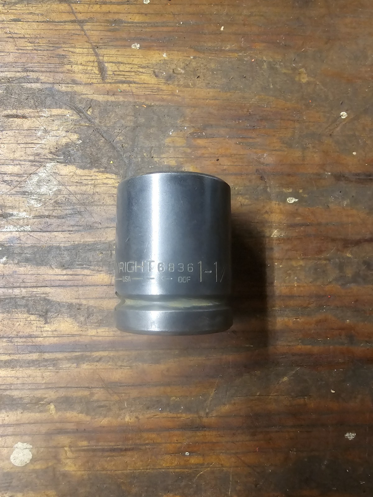 WRIGHT 6836 1-1/8" X 3/4" DRIVE IMPACT SOCKET USA 🇺🇲 PROTO 1-1/8 3/4
