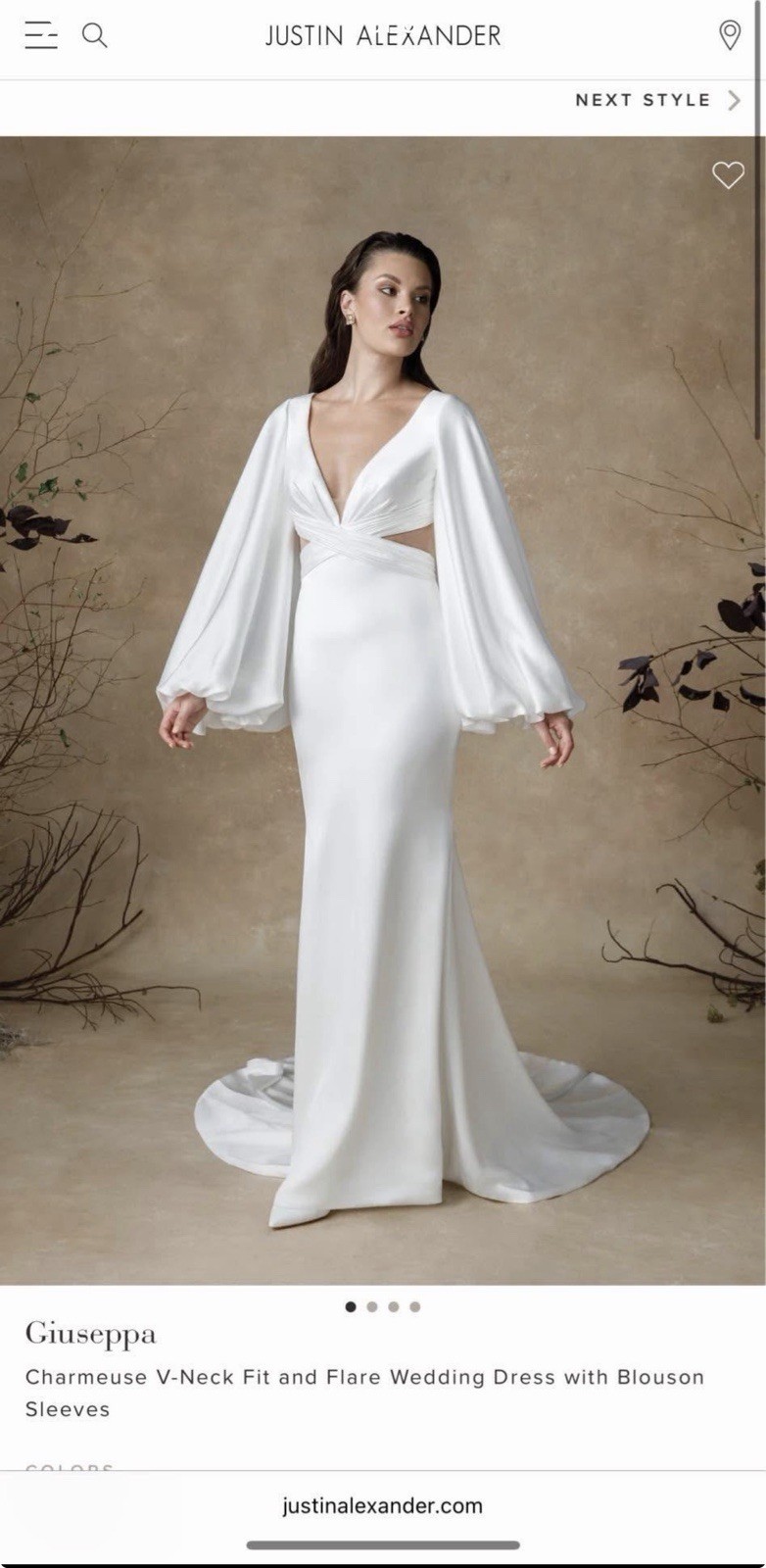 Justin Alexander Wedding dress