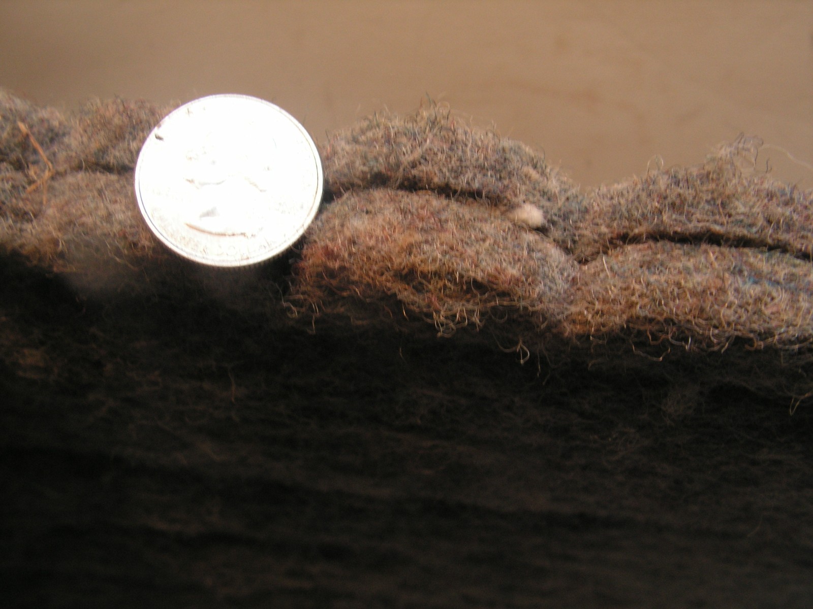 Vintage Saddle Pad Blanket Small Pony Southwestern 16 1/2" x 16" X 7/8" Leather