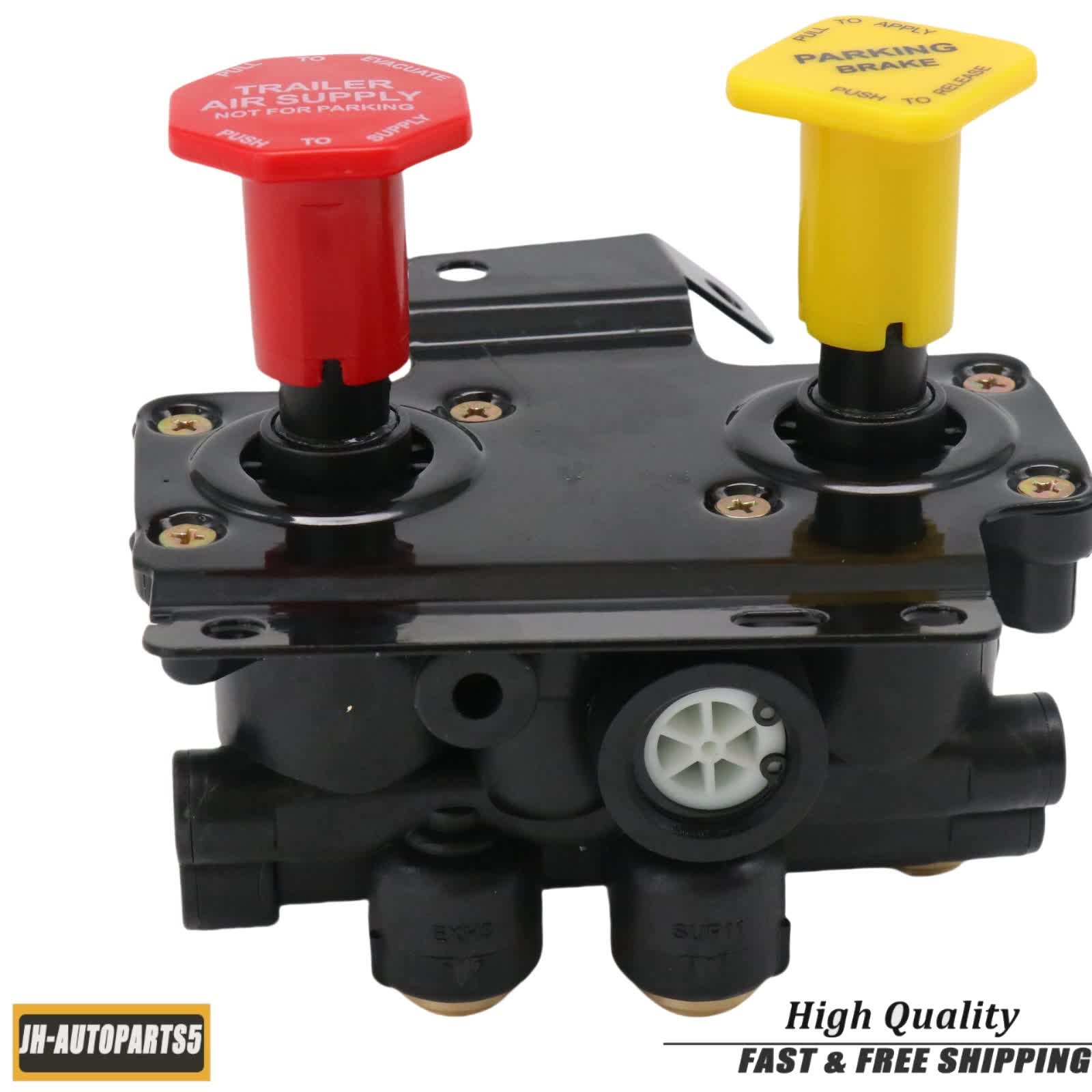 For Volvo VNL Dash Valve Dual Park Brake W/ 5 Ports 24340522 21315044 K035691