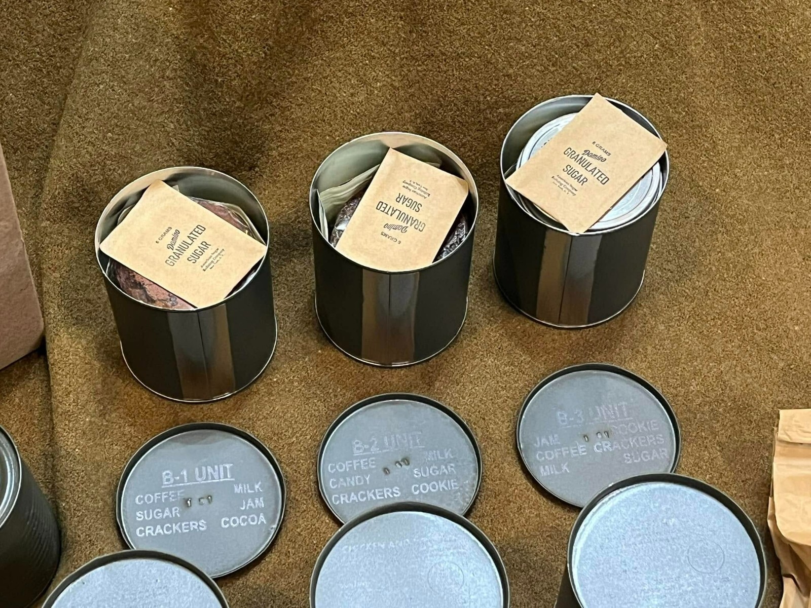 US Korean War Ration, Combat, Individual - Fully Edible Reproduction Ration