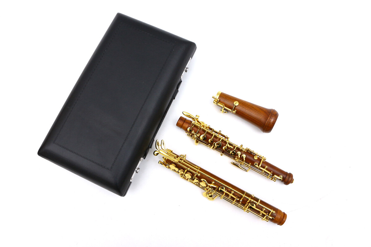 Professional oboe Nice Sound C key Rosewood Body 3rd Octave left F Key With Case