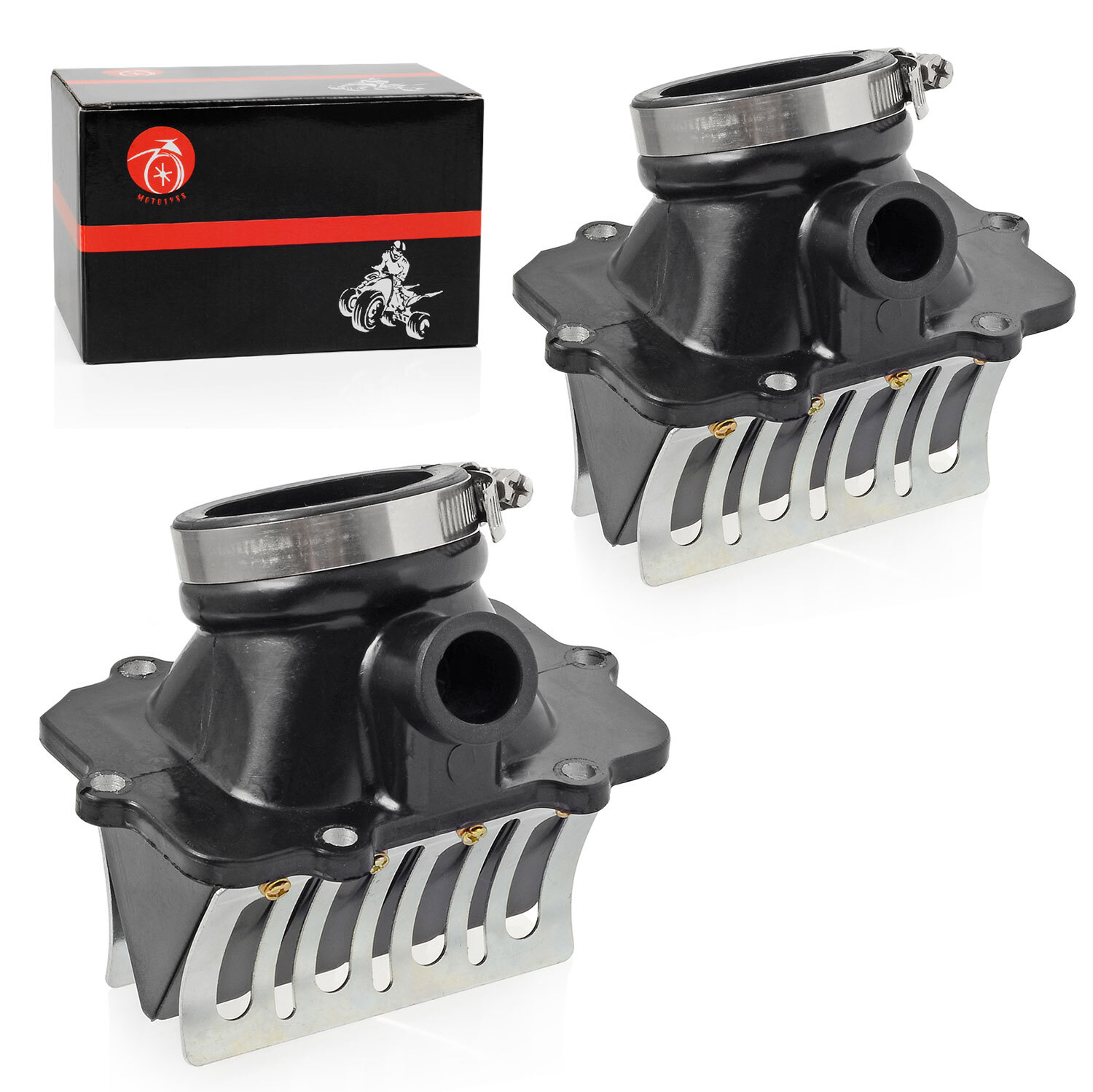 2SETS Carb Flange Intake Socket Reed Valve For Ski-Doo Legend Summit MXZ 700 800