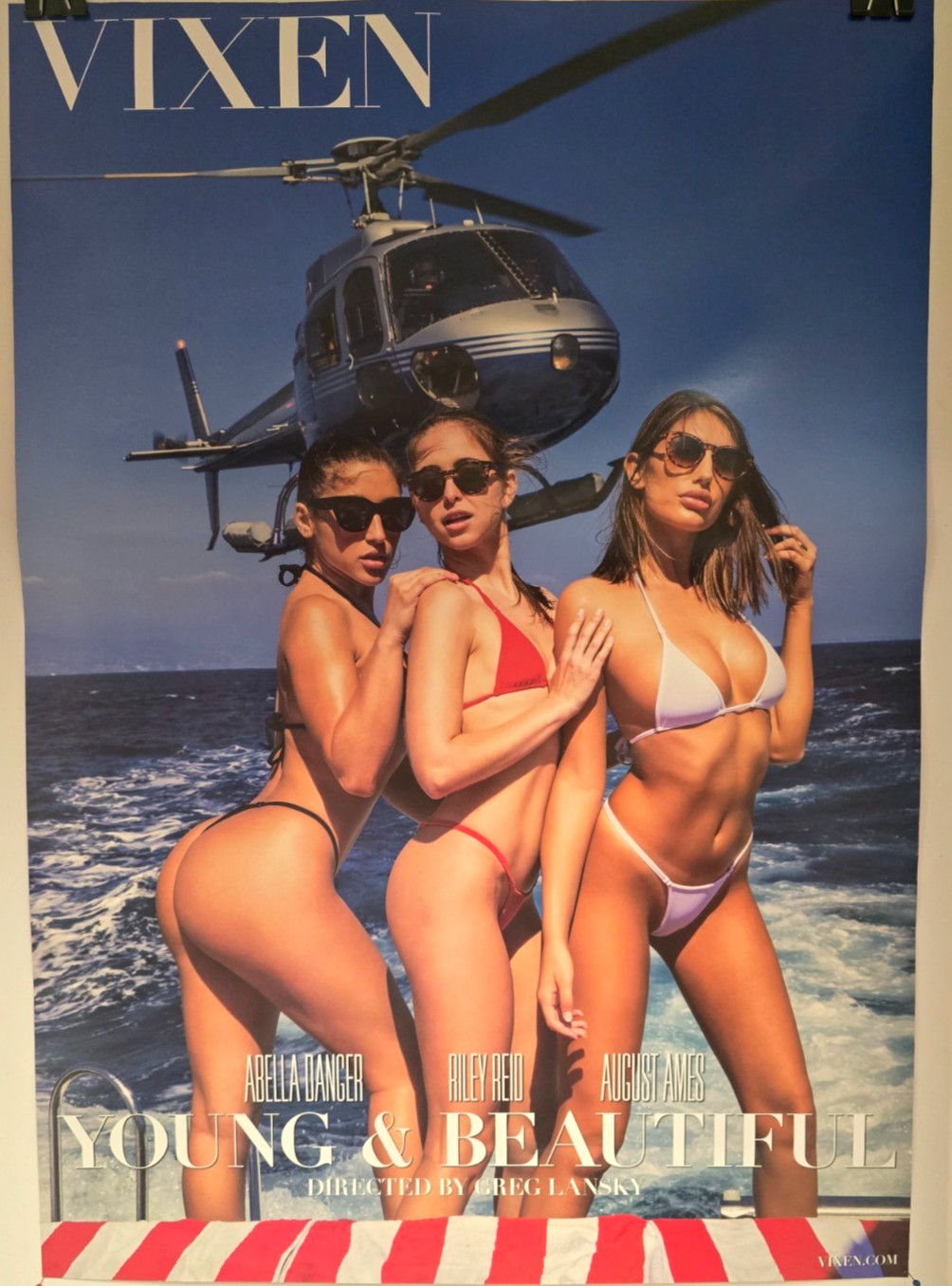 2 Sided 2017 TUSHY LANA / VIXEN "YOUNG & BEAUTIFUL" PROMO POSTER (19"X27")