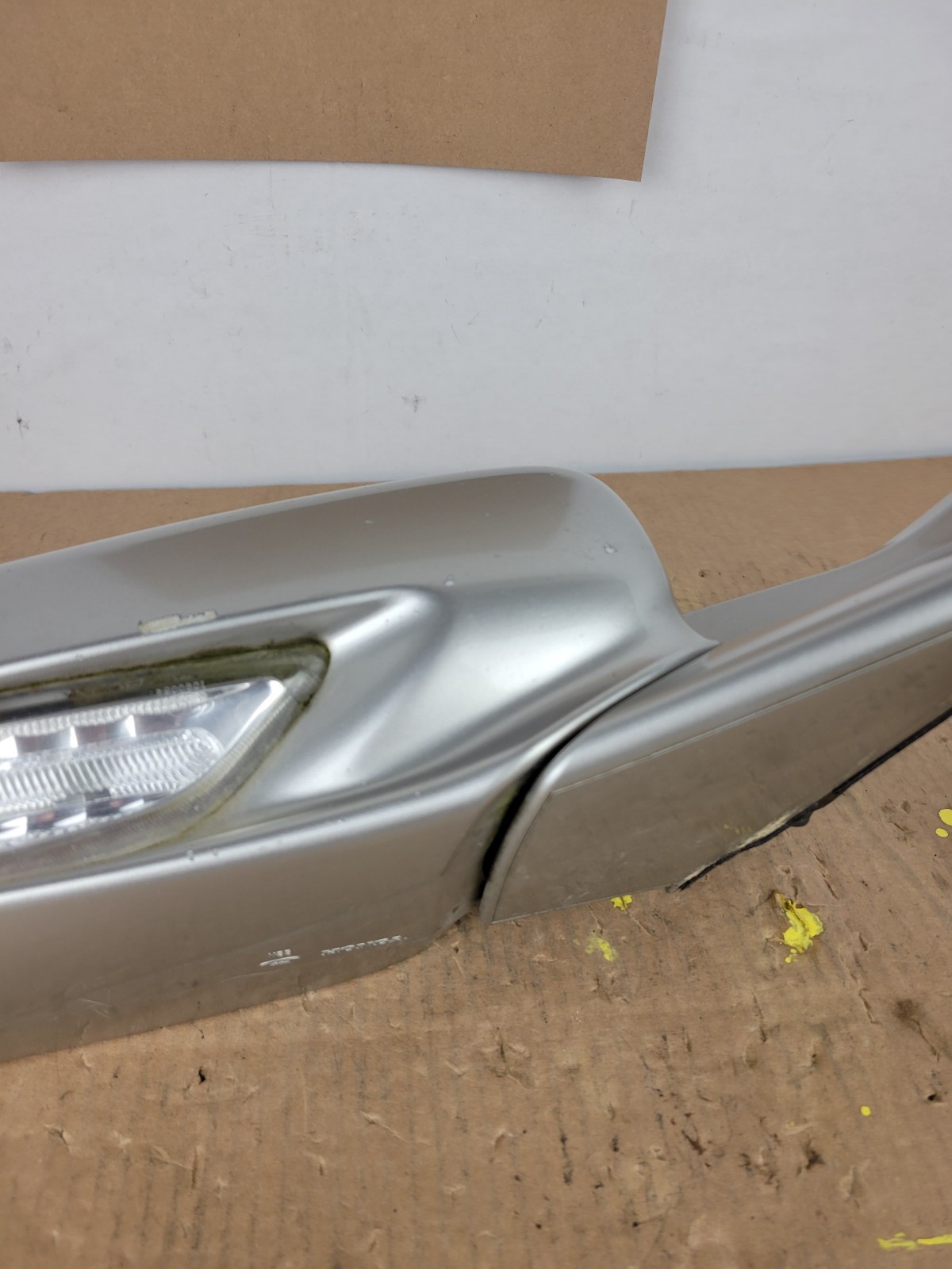 09 - 14 ACURA TL PASSENGER EXTERIOR DOOR MIRROR NH743M PALLADIUM METALLIC SILVER