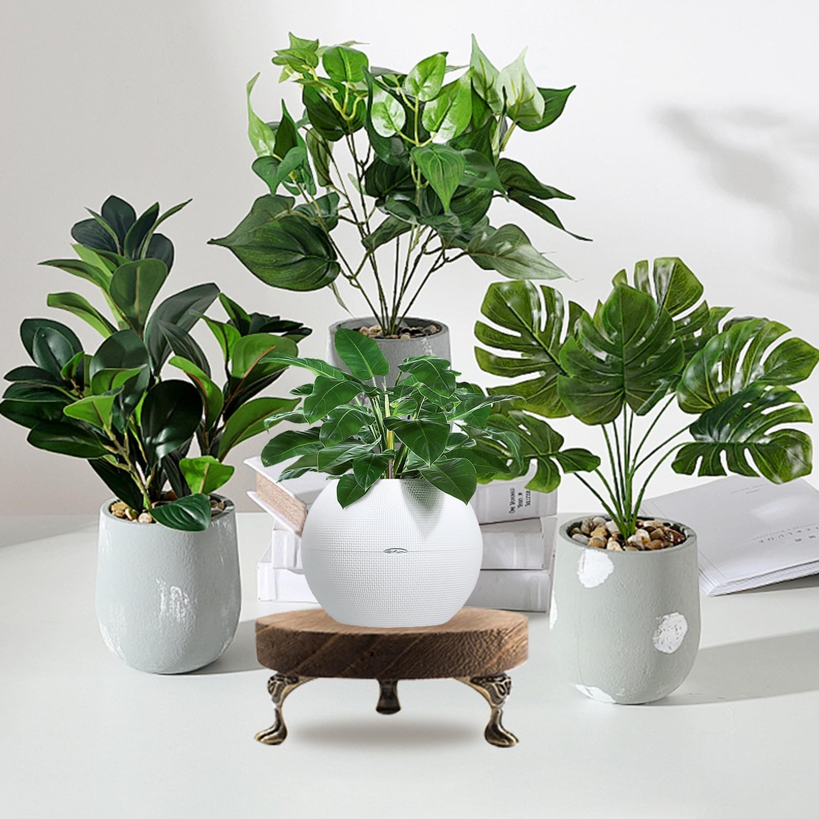 3 PCS Wooden Display Riser for Display Wood Risers for Decor and Organizer Ro...