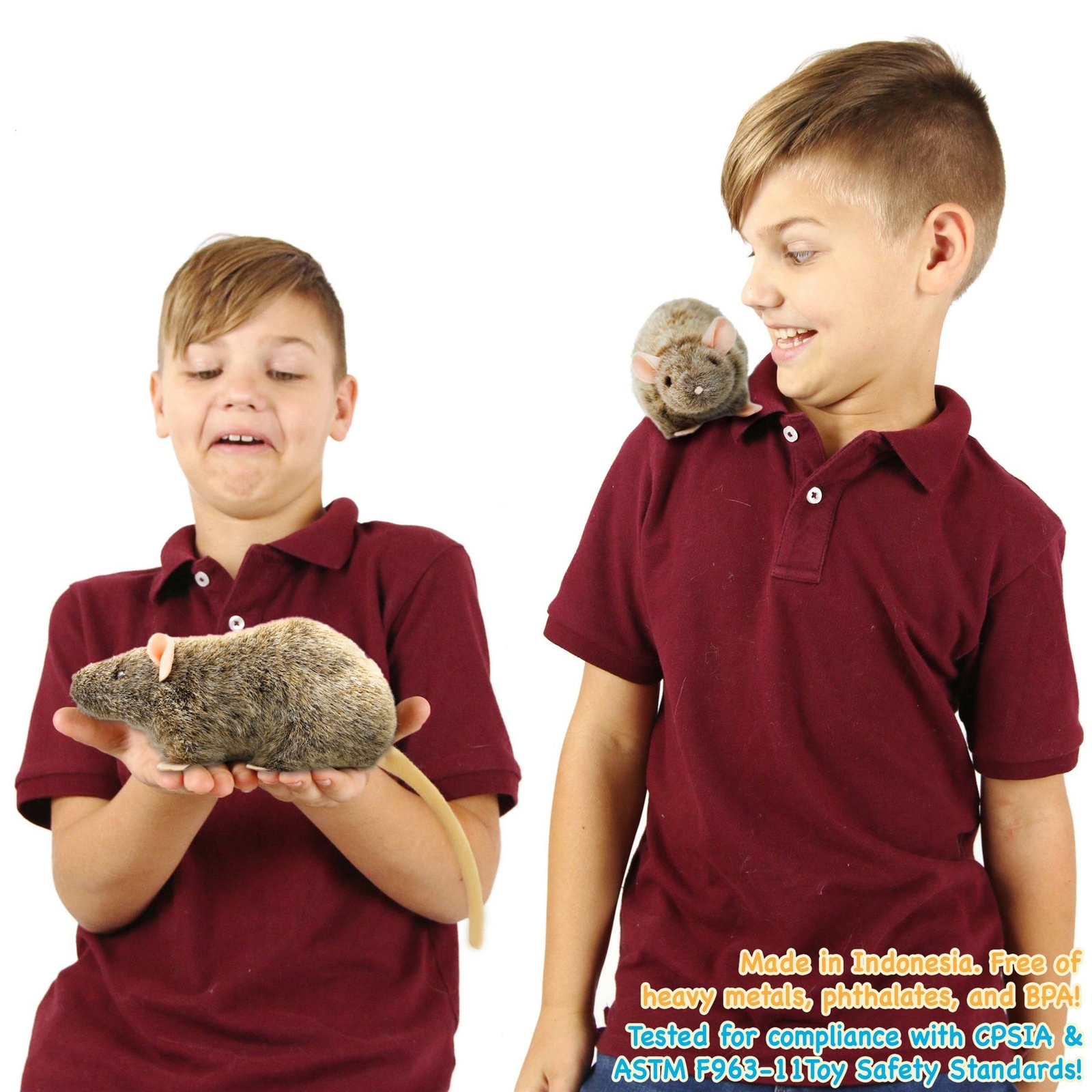 Reuben the Rat | 7 Inch Stuffed Animal Plush Rat | By Tiger Tale Toys