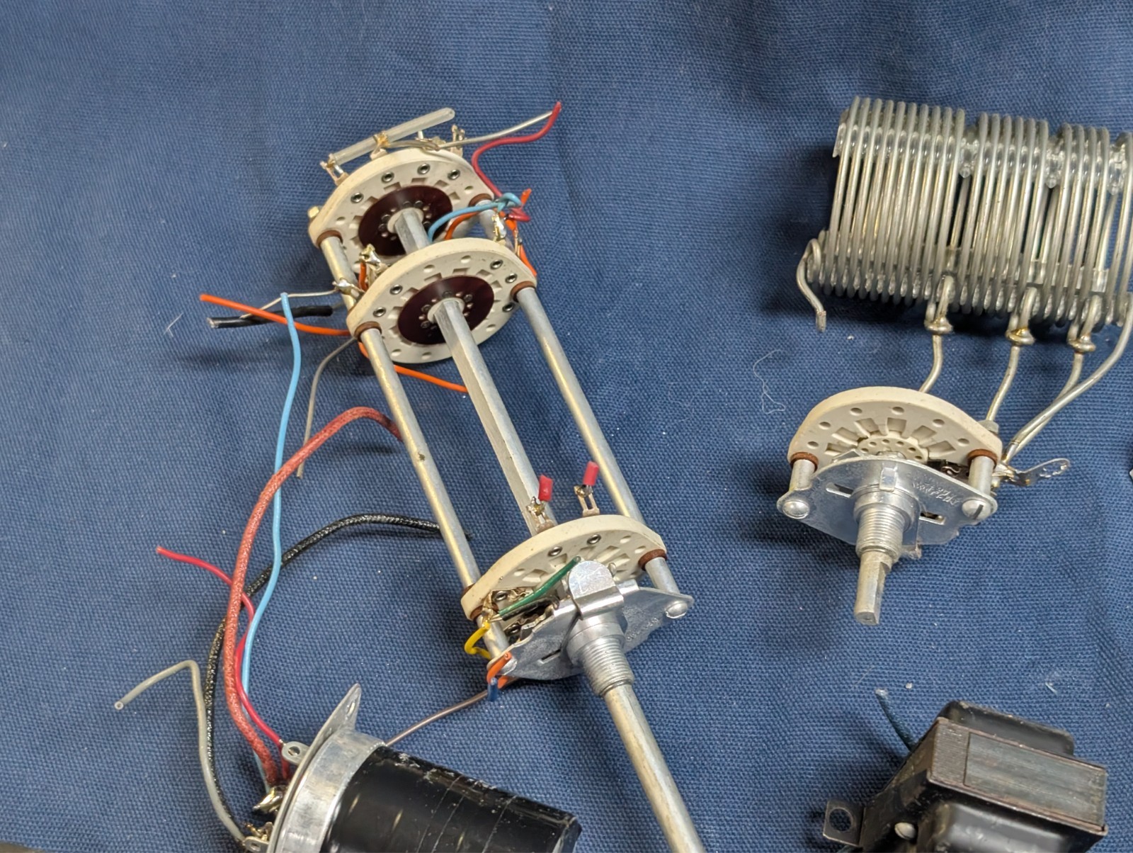 Heathkit Apache TX-1 Ham Radio Transmitter Various parts, Capacitors, tuners etc