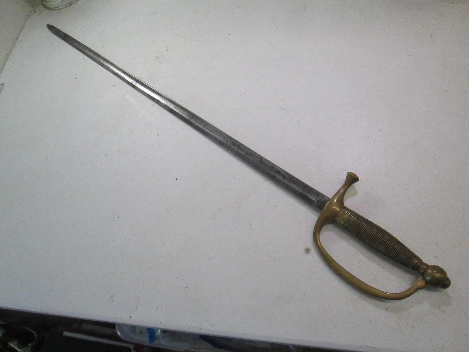 Ames 1864 Civil War Musicians Sword Used, No Scabbard