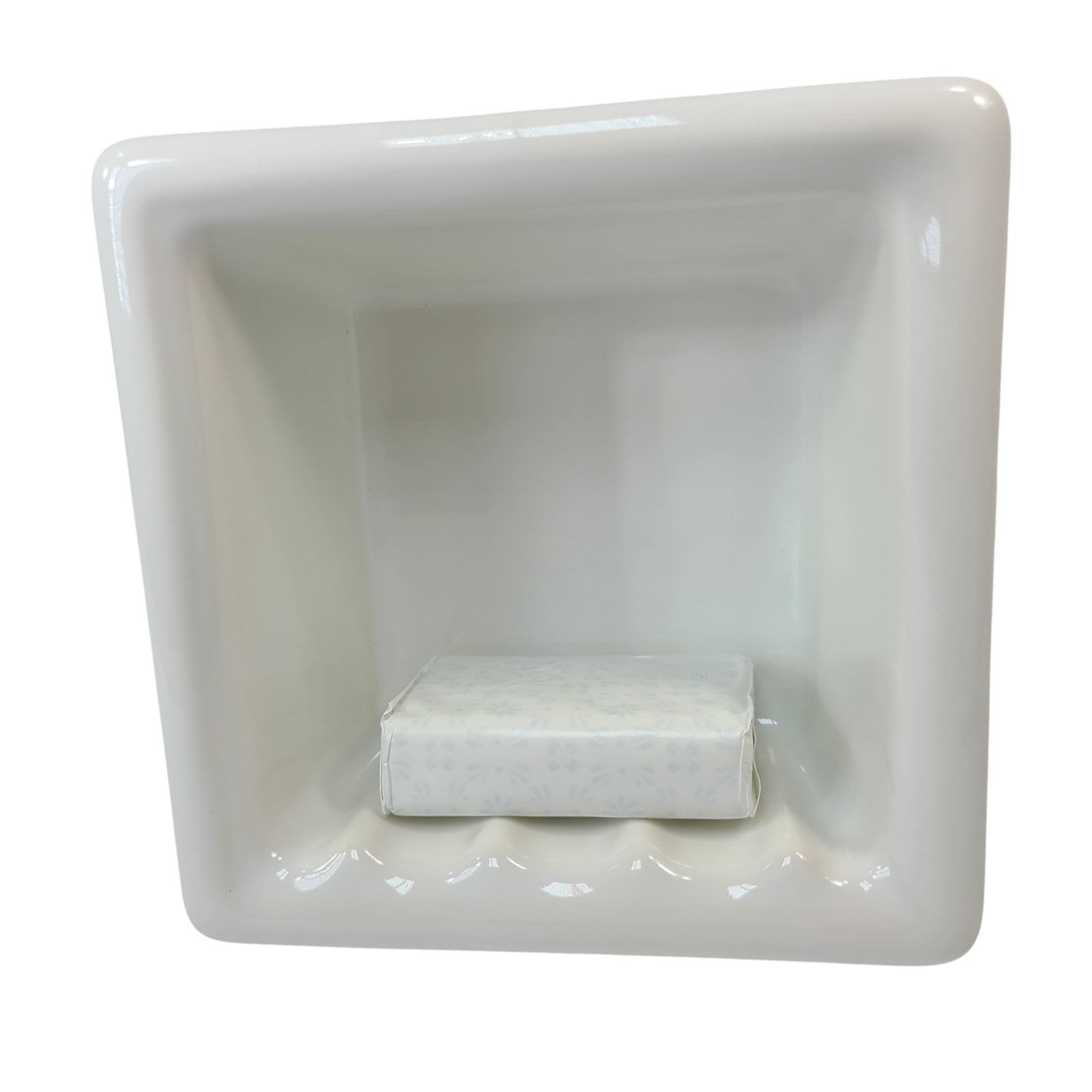 Kohler White Recessed Ceramic Tile Shower Wall Niche Soap Dish Tray Vintage K101