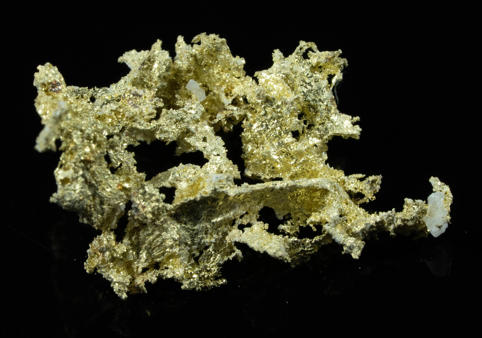 #OM-117 Crystalline Gold Nugget Specimen 1.97 Grams Oriental Mine Sierra County