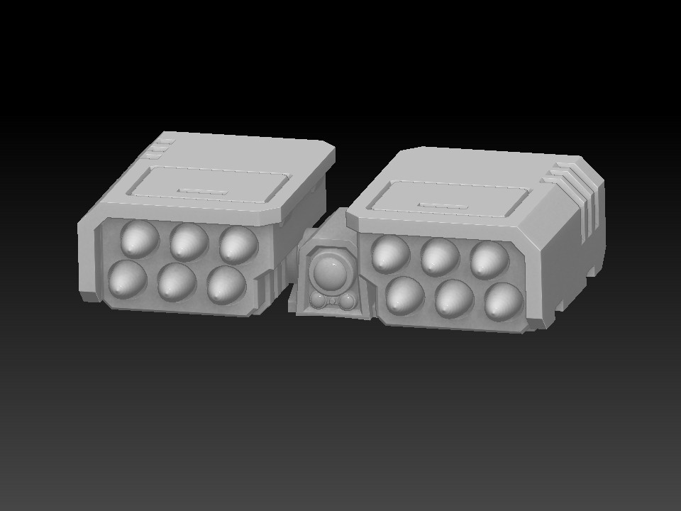 Cyclone Storm Missile Launcher - compatible with 40k terminator