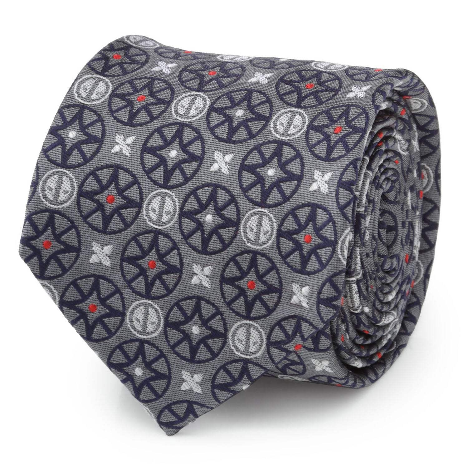 👔 Marvel Deadpool Gray Men's Tie