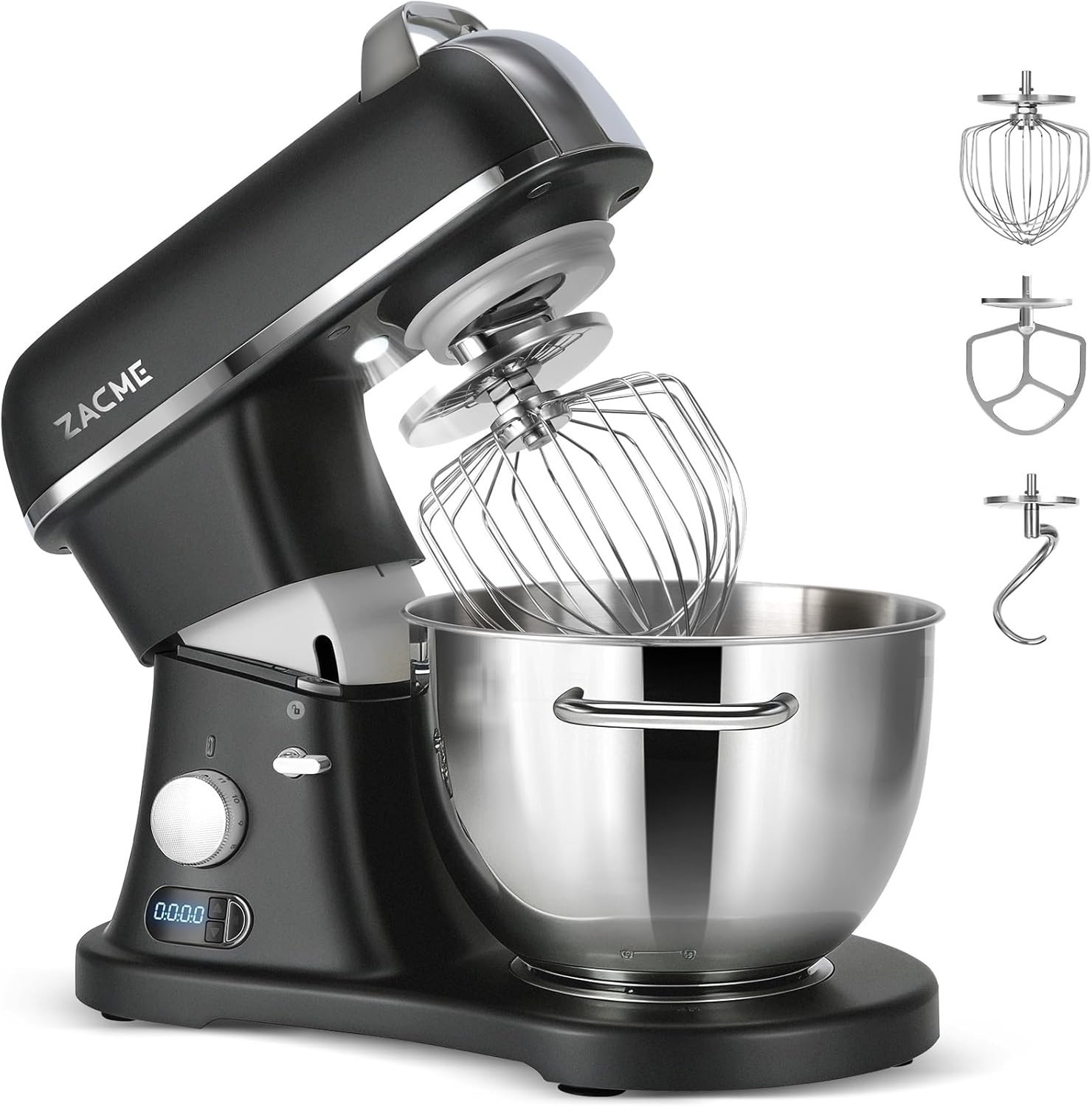 8.4QT Commercial Stand Mixer 800W with NSF Certified and Aluminum die casting...