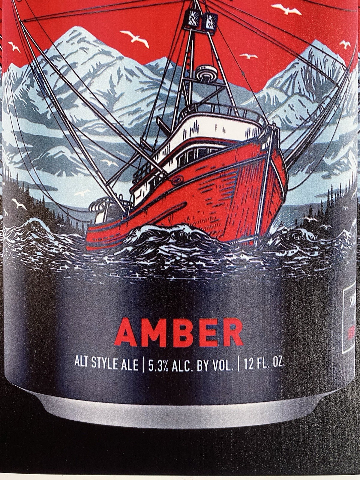 Alaskan Brewing Company Sign - Amber Ale - Craft Beer - Alaska