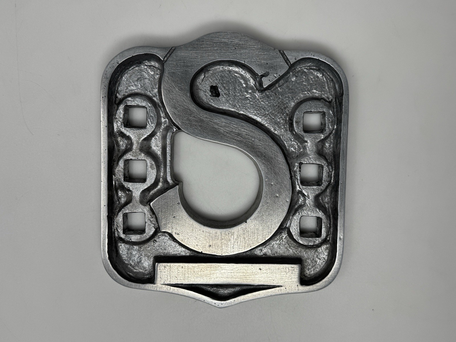 SEAGRAVE Fire Truck Front Bumper Emblem Nameplate Logo Badge Firetruck Metal