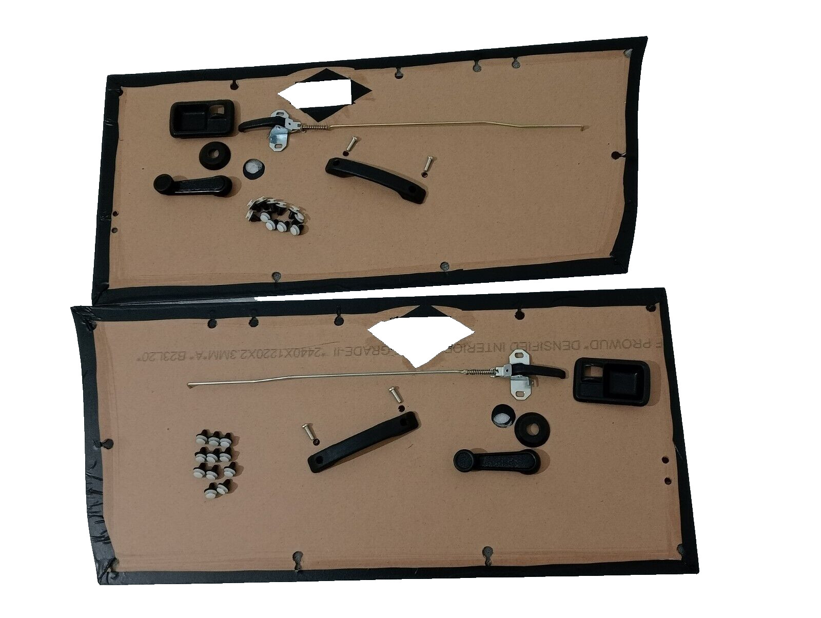 OEM SUZUKI SAMURAI SJ410 SJ413 SIERRA GYPSY INSIDE COMPLETE DOOR PANEL KIT |Fit