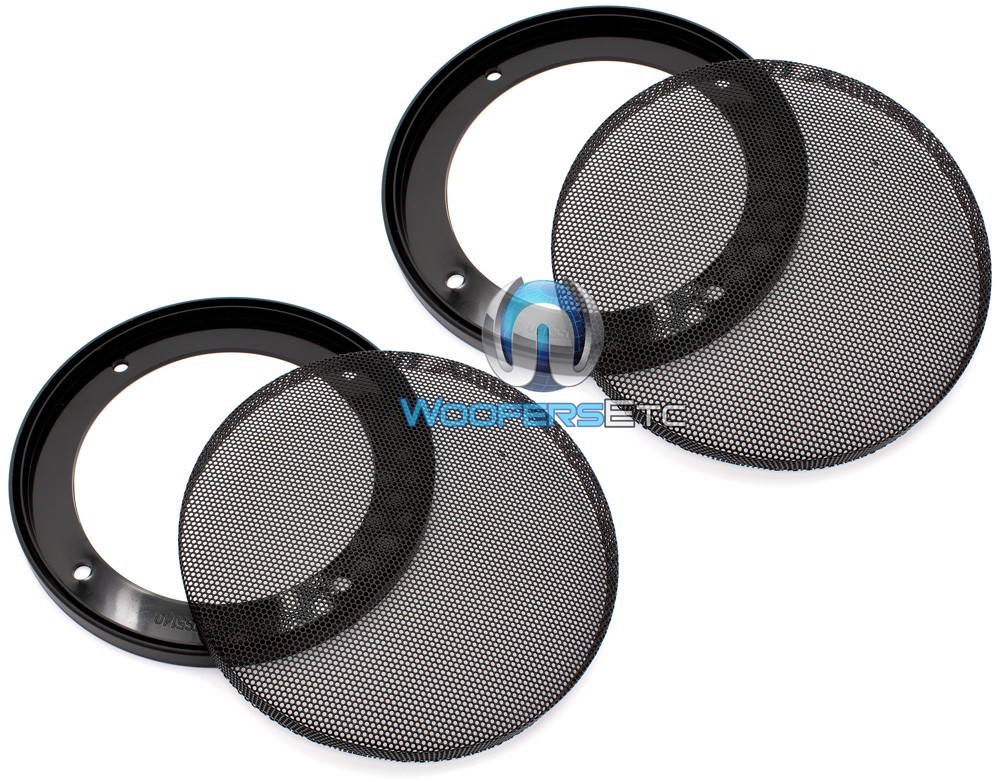 (2) UNIVERSAL 5.25" SPEAKER COAXIAL COMPONENT PROTECTIVE GRILLS COVERS NEW PAIR