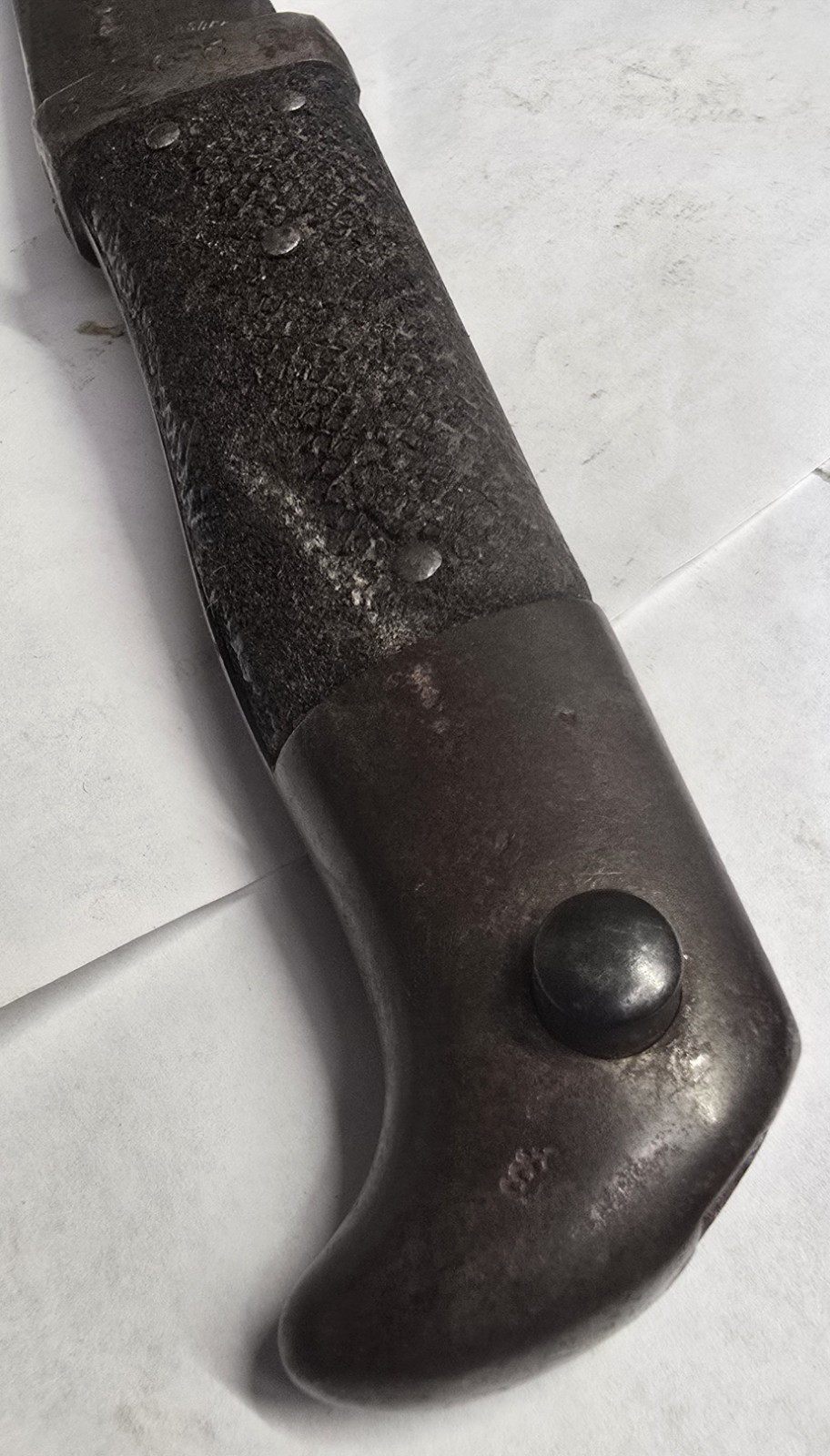 Rare K98 German Mauser M1884/98 STD ISSUE Sidearm Bayonet Birdshead Pommel