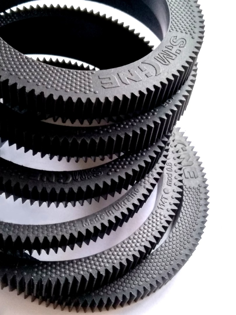 Follow Focus Gear Ring (flexible) for Vintage, Photo, Cine Lenses