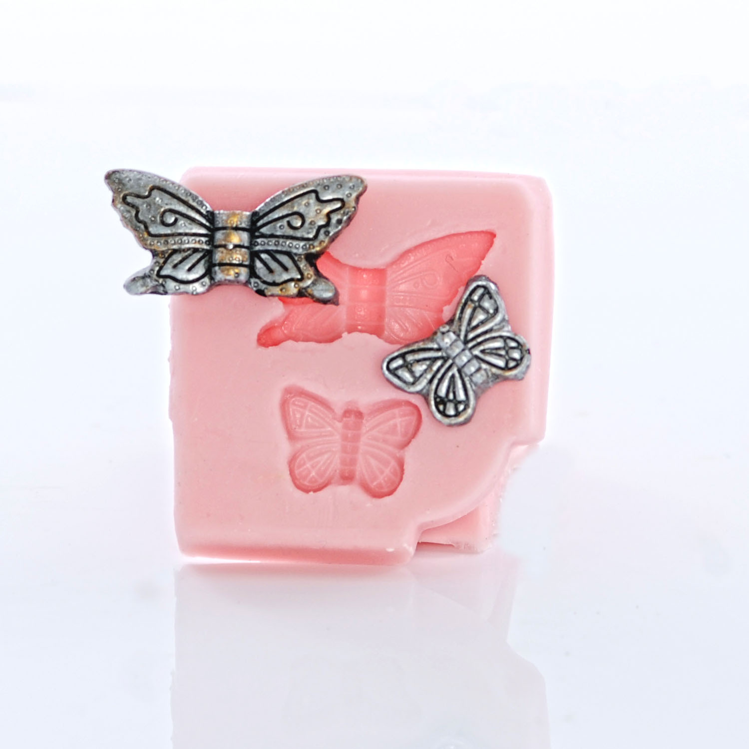 Silicone Butterfly Mold Food Safe Candy Mints Jewelry Charm Resin Clay Mold (871