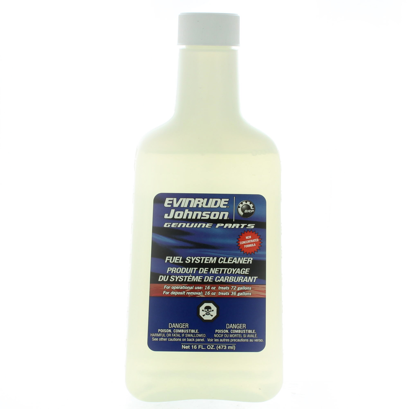 Johnson Evinrude OMC New OEM Fuel Systems Cleaner 16oz, Outboard Motor, 0764687
