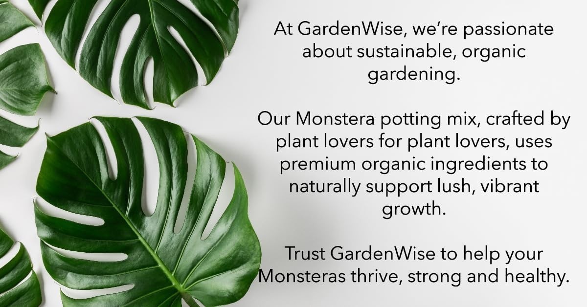 Monstera Potting Mix – Organic Soil w/ Fertilizer for Indoor & Outdoor Plants🌱