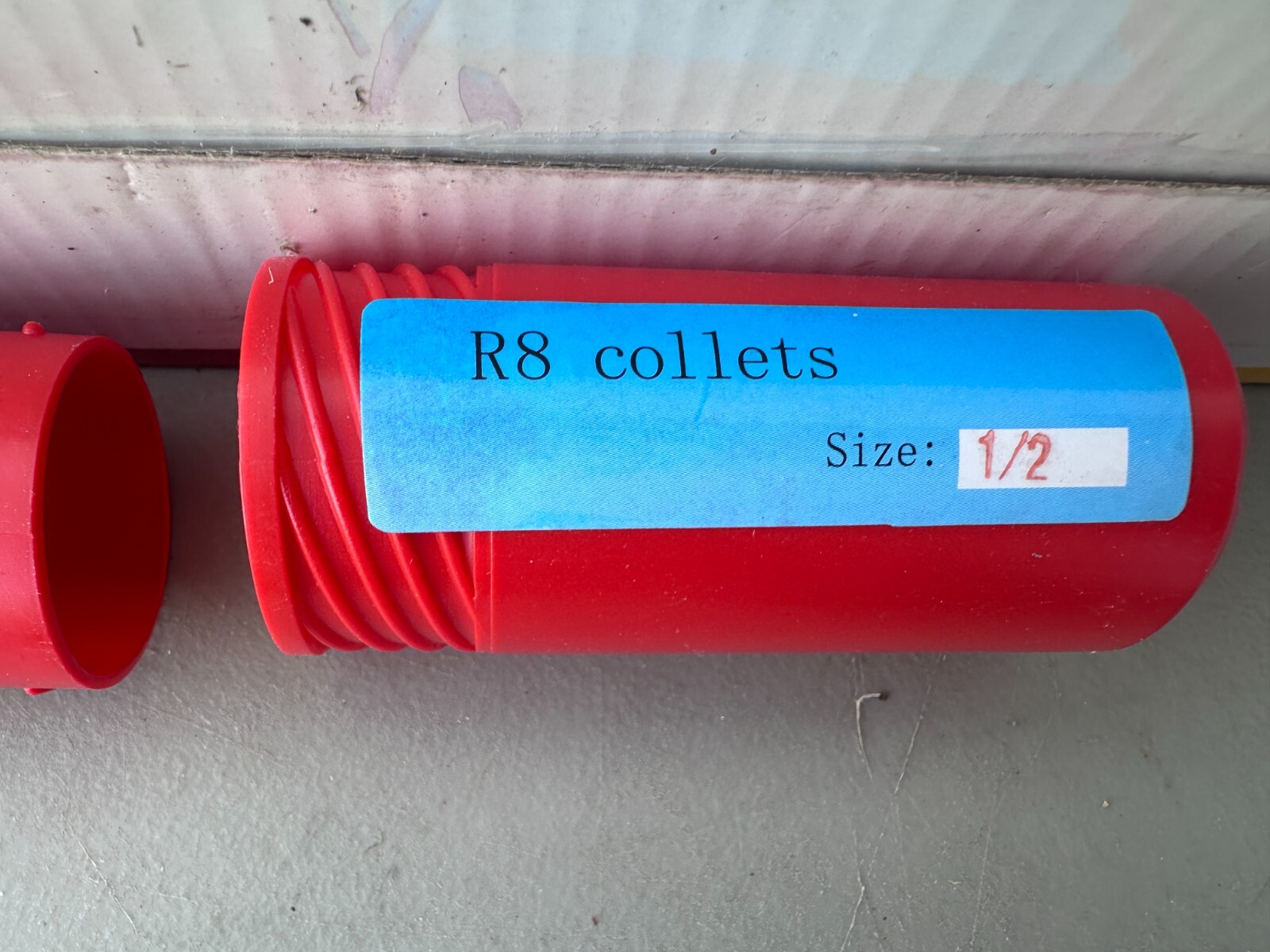 SteeleX M1079 R-8 Collet Set - 1/8" - 7/8" (in 1/16" Increments) - Lot of 12